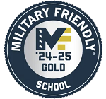 Military friendly gold logo
