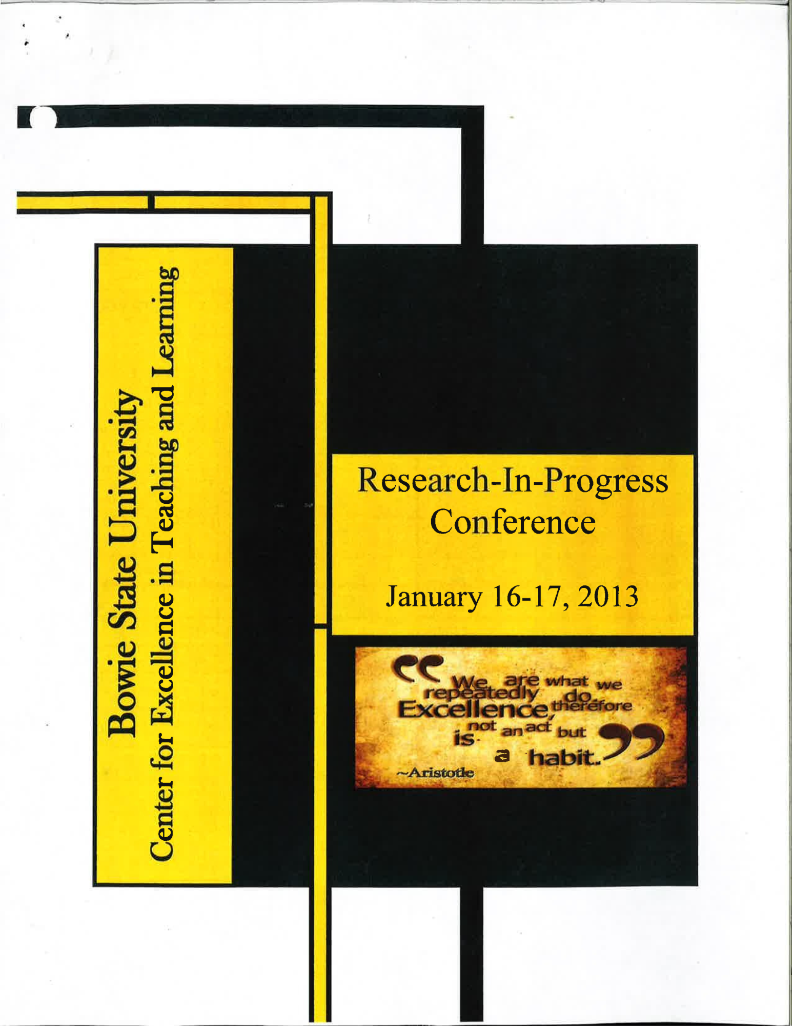 2013 Spring Faculty Institute Program