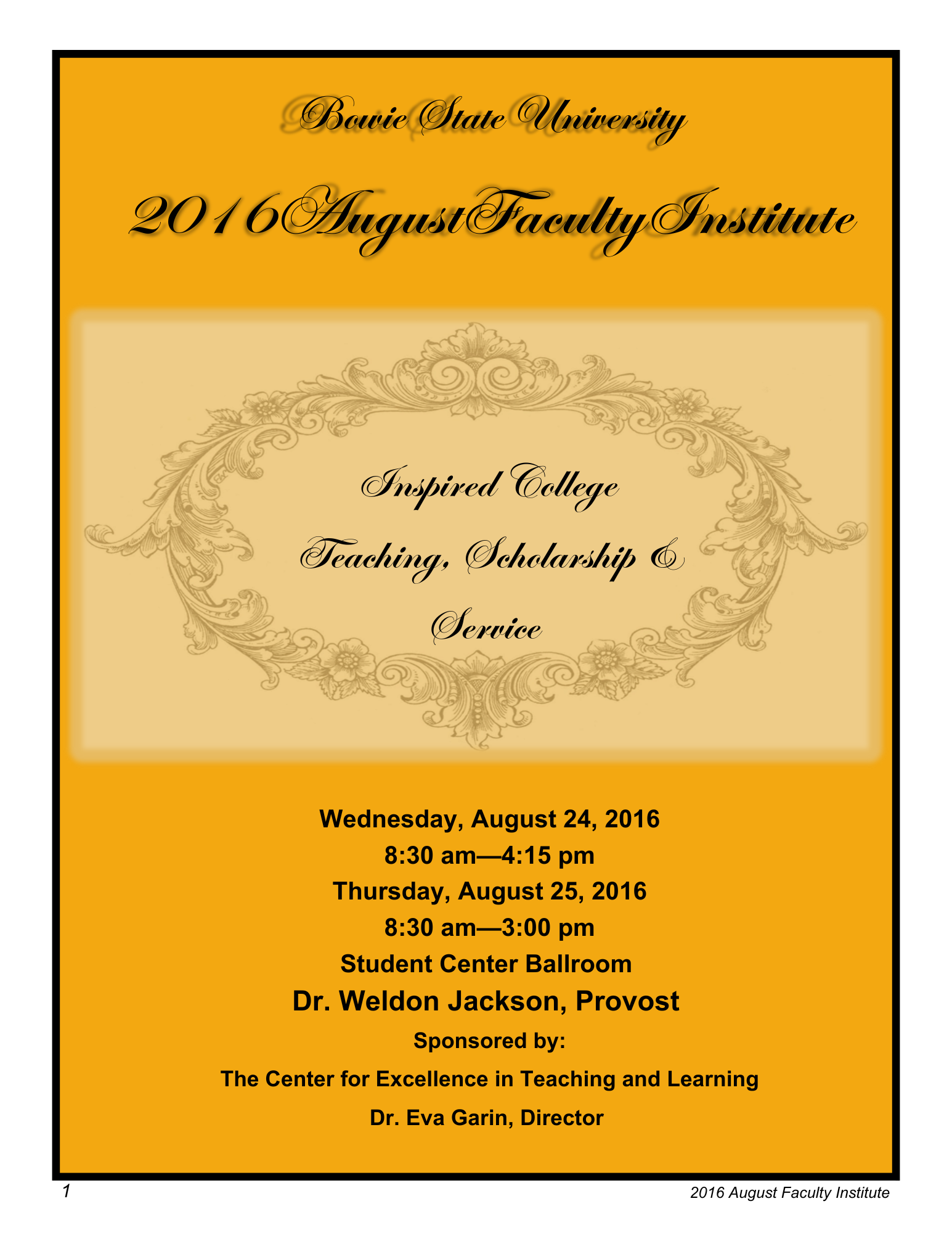 2016 August FI Flyer