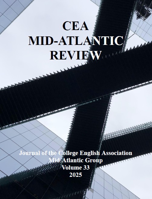 CEA Mid-Atlantic Review volume 32 cover
