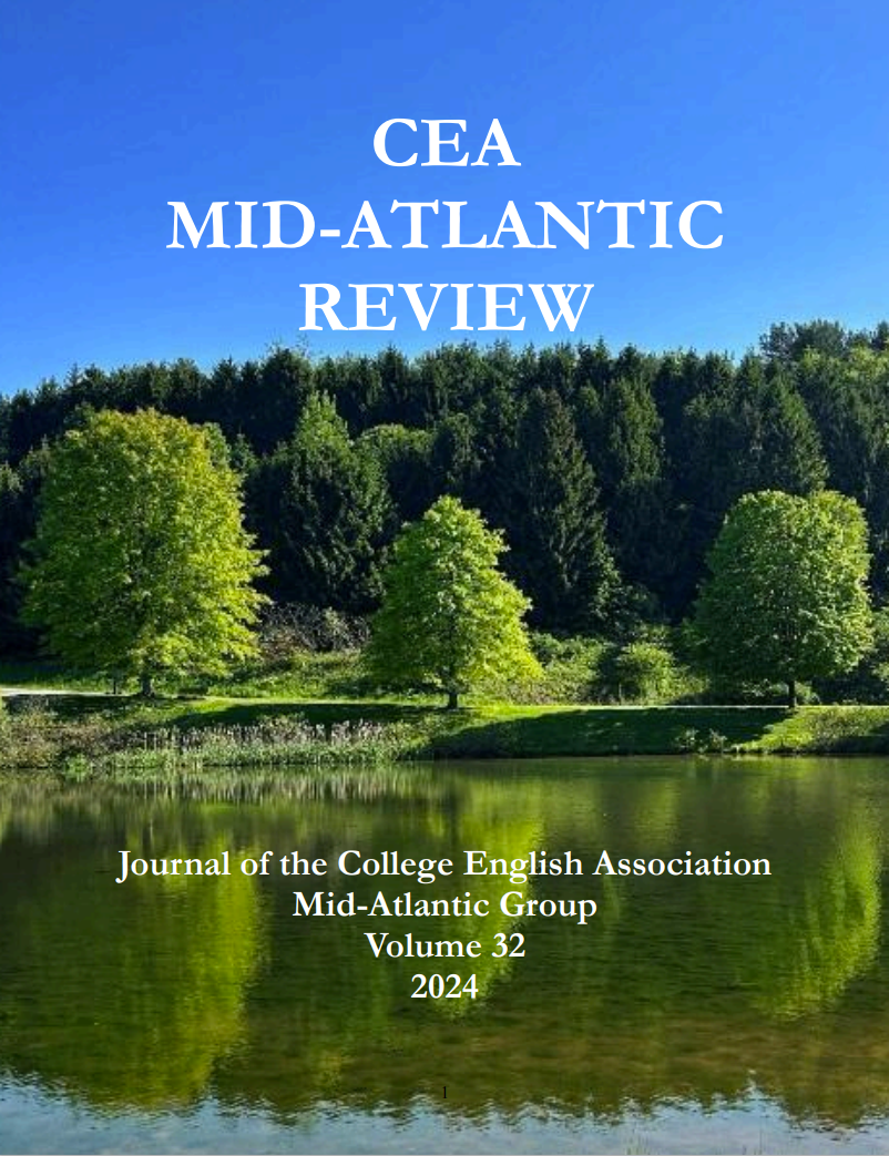CEA Mid-Atlantic Review volume 31 cover